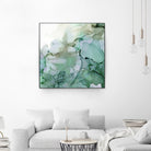 Emerald Cavern I by Jennifer Goldberger on GIANT ART - green abstract abstract