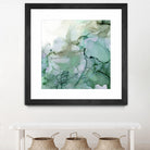 Emerald Cavern I by Jennifer Goldberger on GIANT ART - green abstract abstract