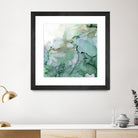 Emerald Cavern I by Jennifer Goldberger on GIANT ART - green abstract abstract