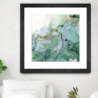 Emerald Cavern I by Jennifer Goldberger on GIANT ART - green abstract abstract