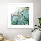 Emerald Cavern I by Jennifer Goldberger on GIANT ART - green abstract abstract