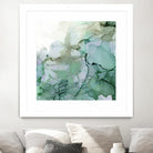 Emerald Cavern I by Jennifer Goldberger on GIANT ART - green abstract abstract