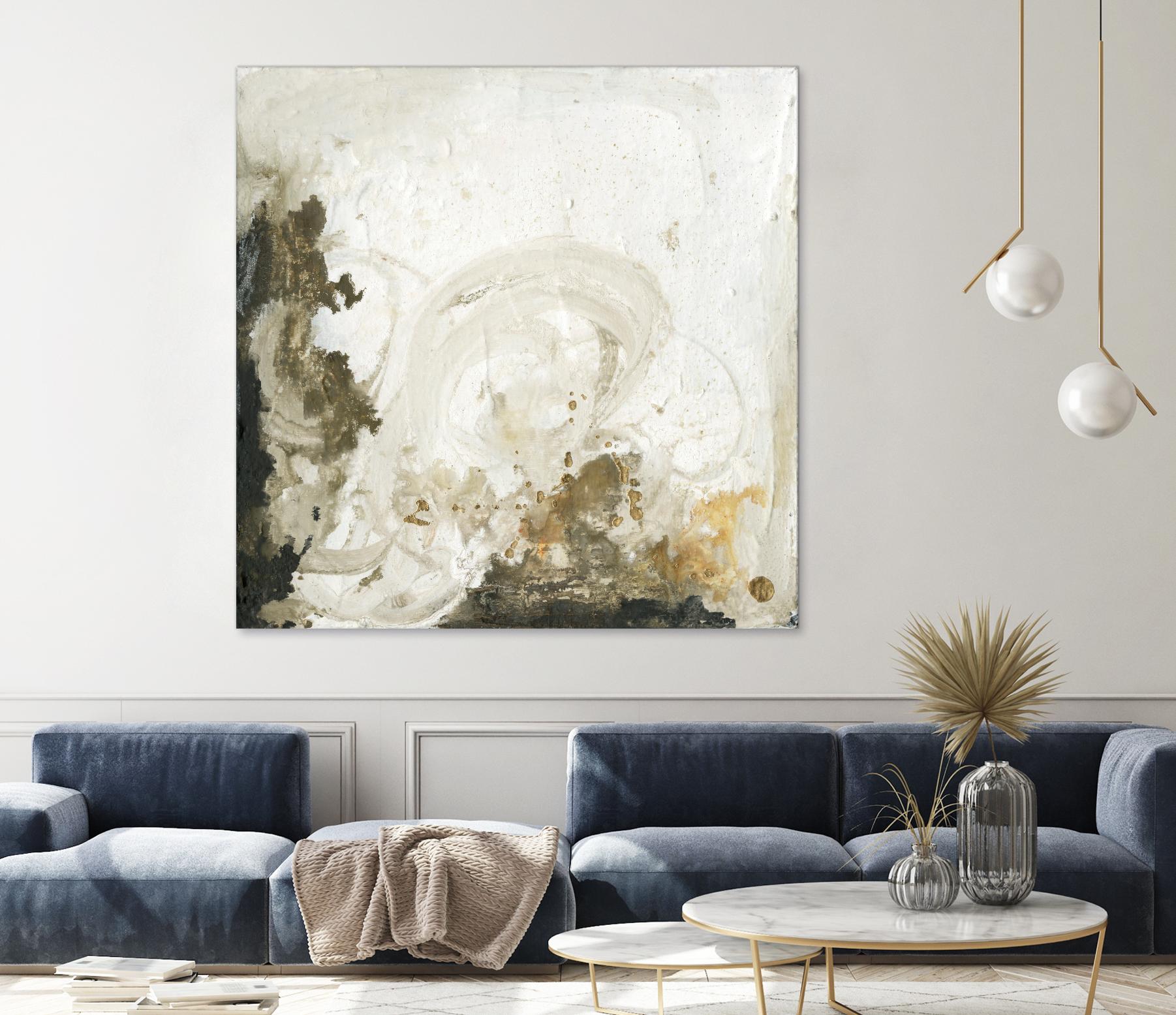 Friendship II by Joyce Combs on GIANT ART - beige abstract abstract