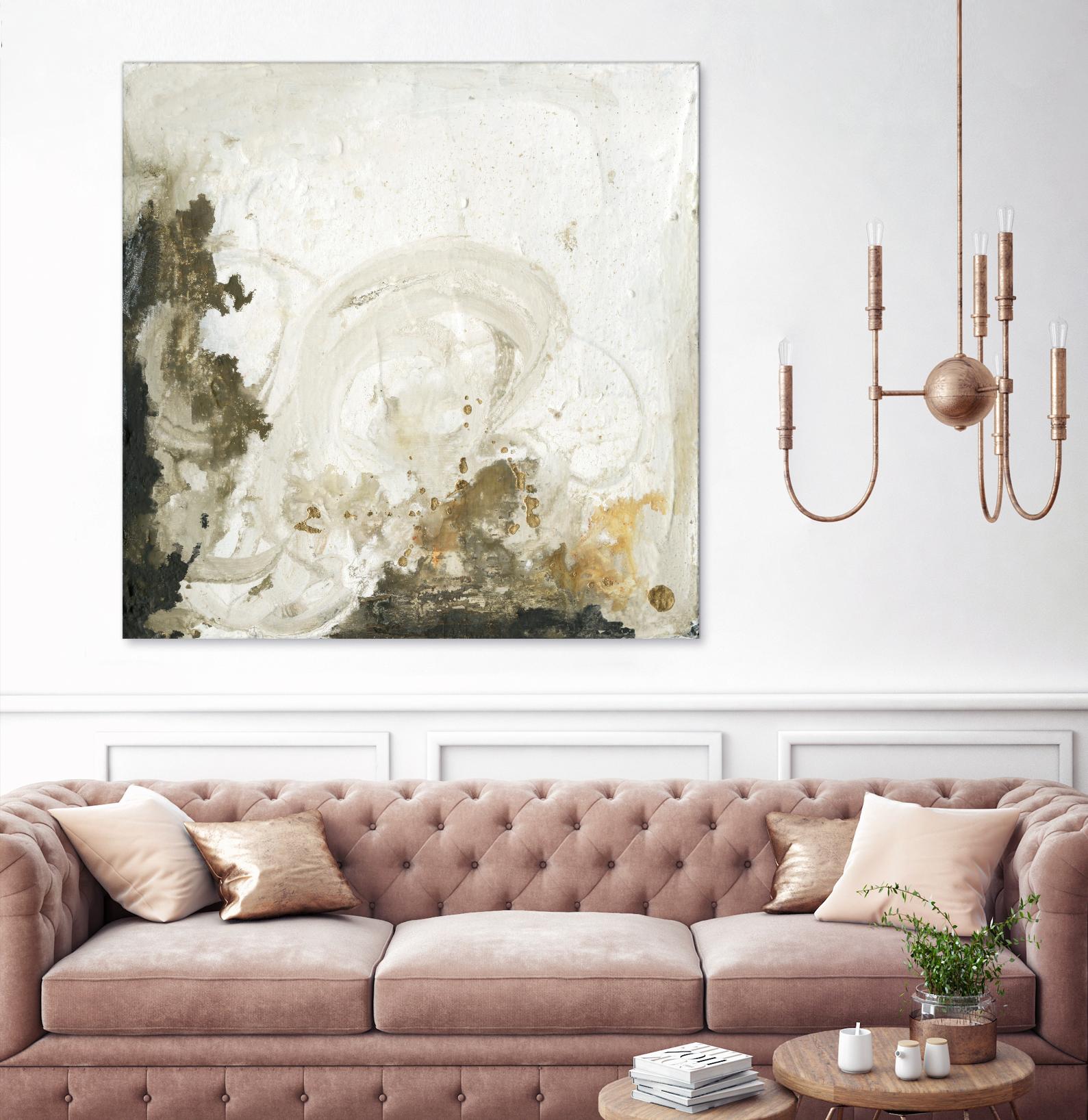 Friendship II by Joyce Combs on GIANT ART - beige abstract abstract