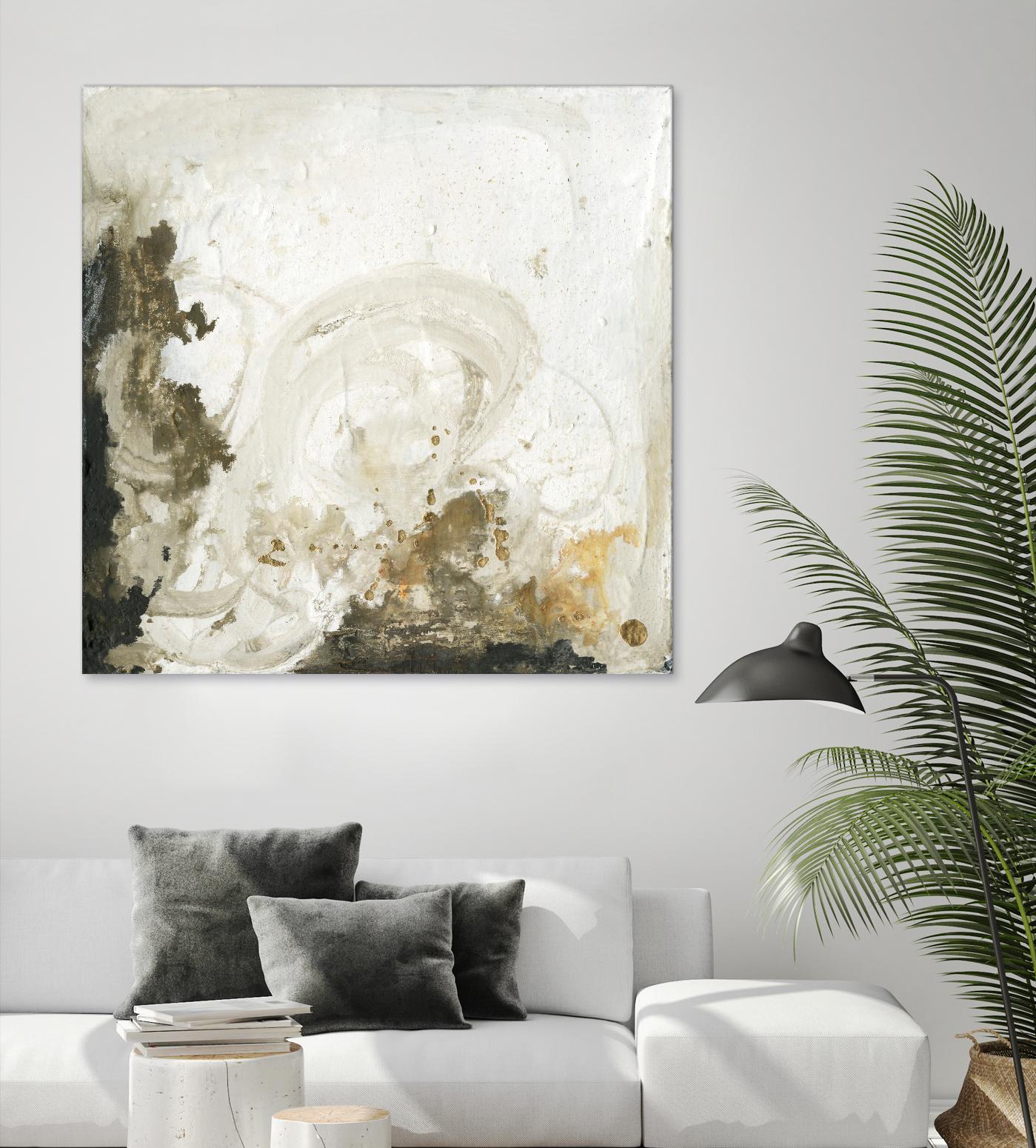 Friendship II by Joyce Combs on GIANT ART - beige abstract abstract