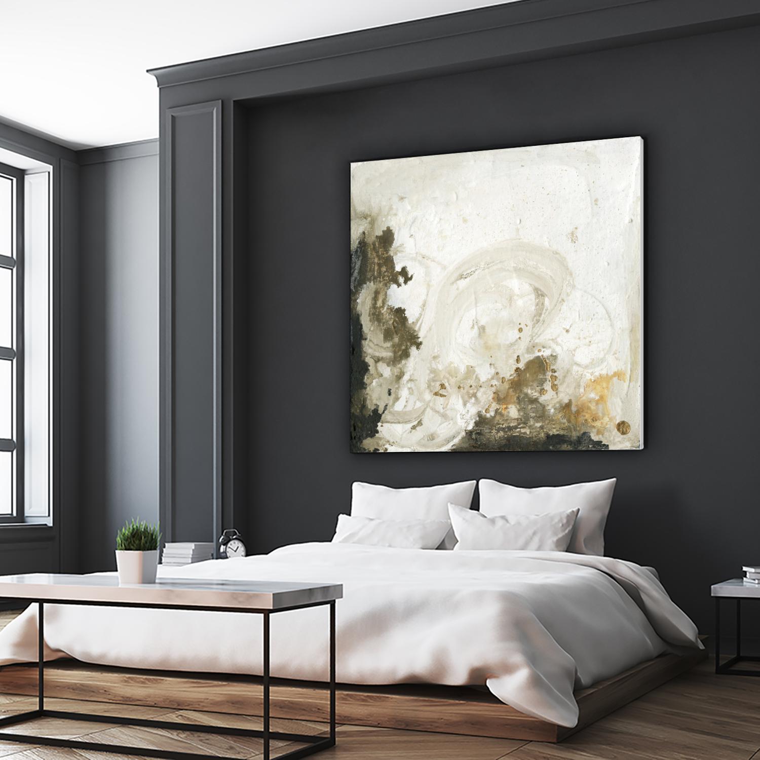 Friendship II by Joyce Combs on GIANT ART - beige abstract abstract