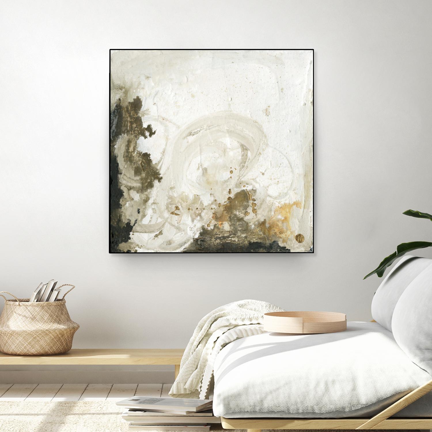 Friendship II by Joyce Combs on GIANT ART - beige abstract abstract