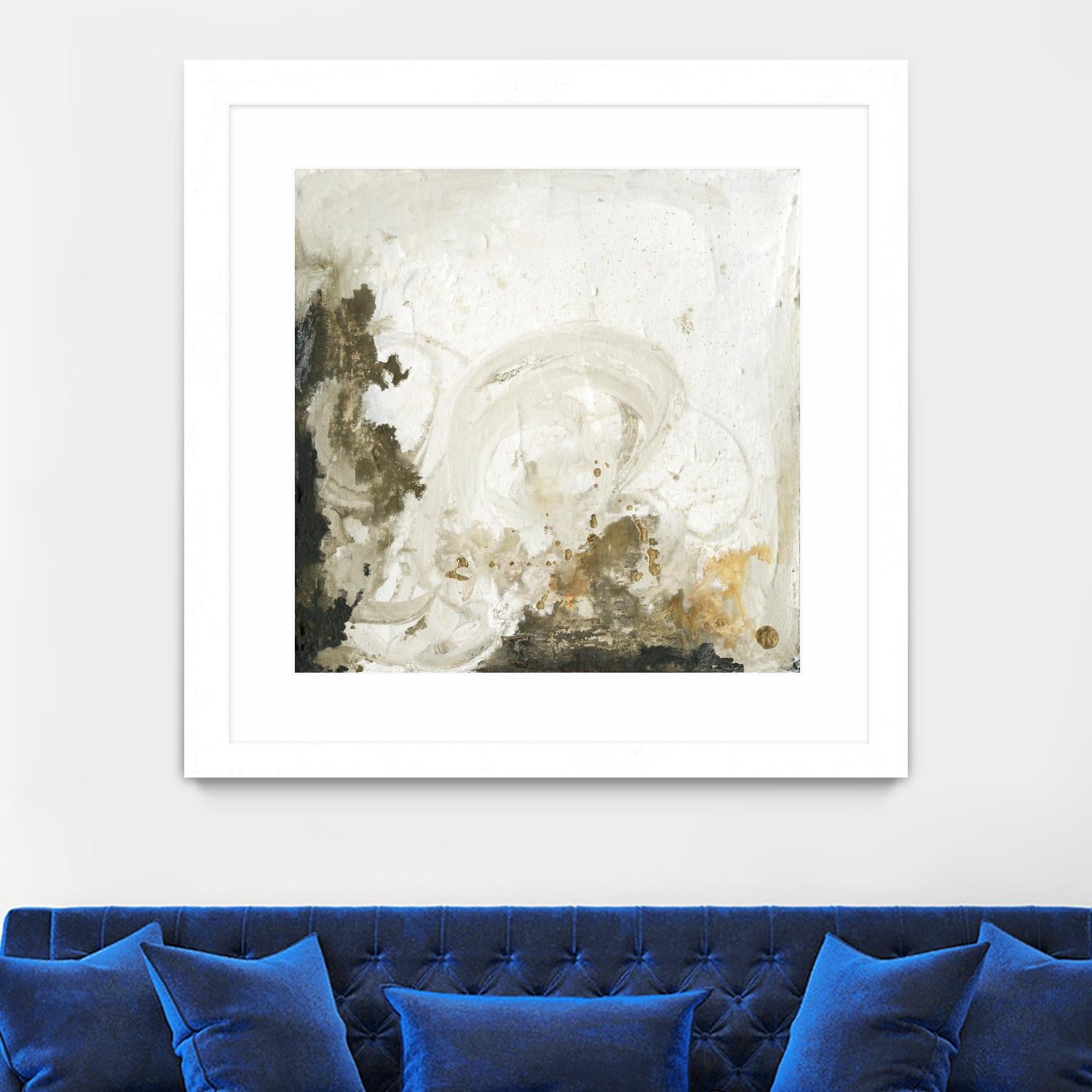 Friendship II by Joyce Combs on GIANT ART - beige abstract abstract