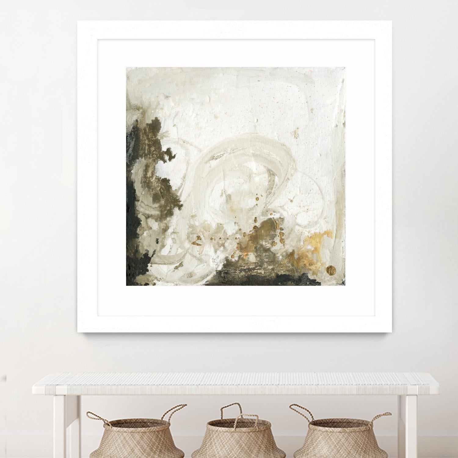 Friendship II by Joyce Combs on GIANT ART - beige abstract abstract