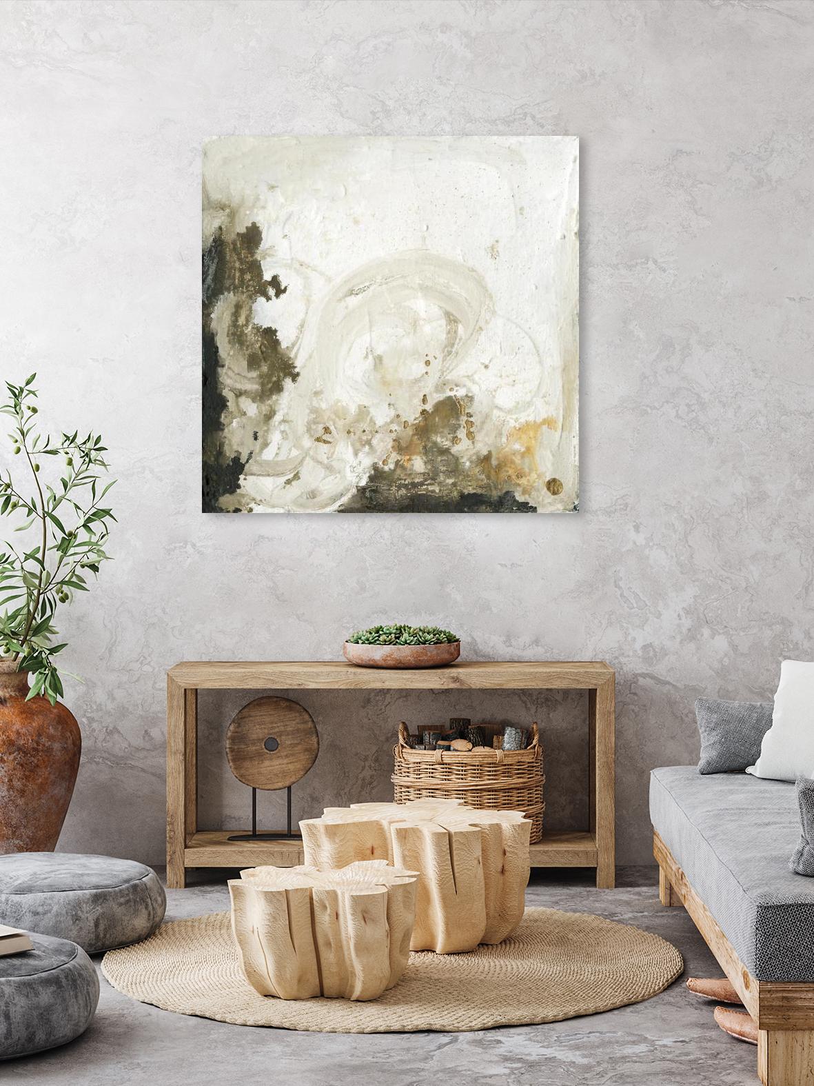 Friendship II by Joyce Combs on GIANT ART - beige abstract abstract