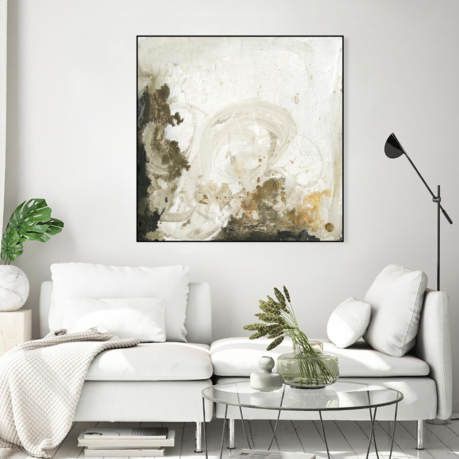 Friendship II by Joyce Combs on GIANT ART - beige abstract abstract