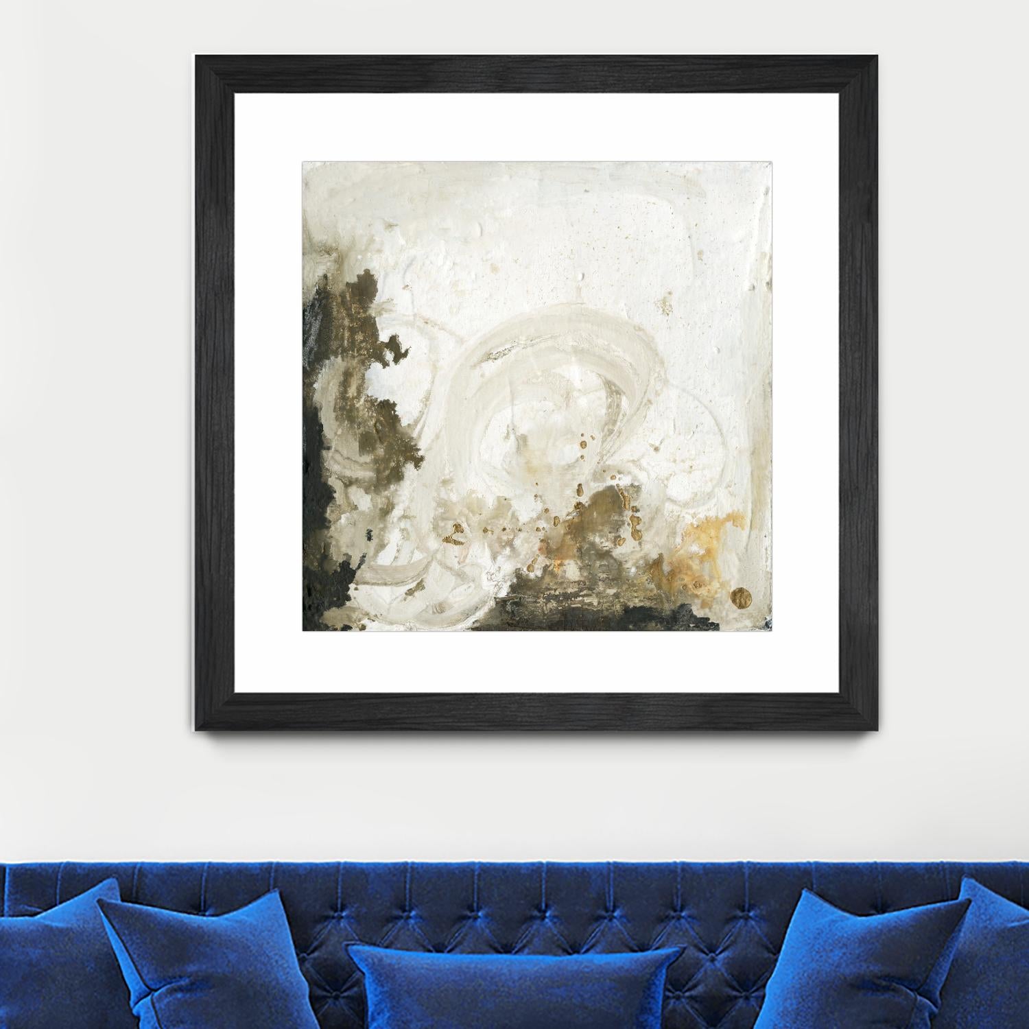 Friendship II by Joyce Combs on GIANT ART - beige abstract abstract