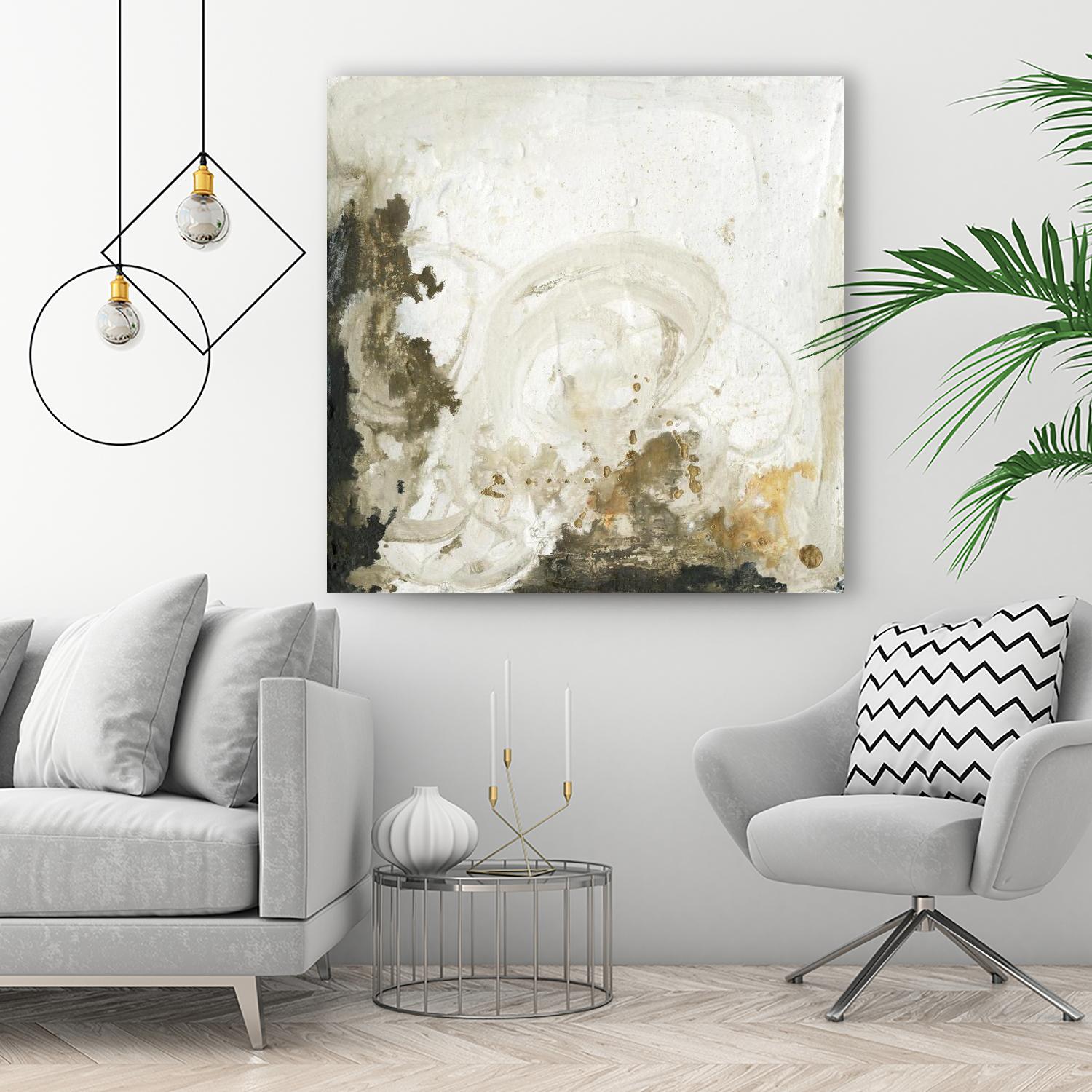 Friendship II by Joyce Combs on GIANT ART - beige abstract abstract