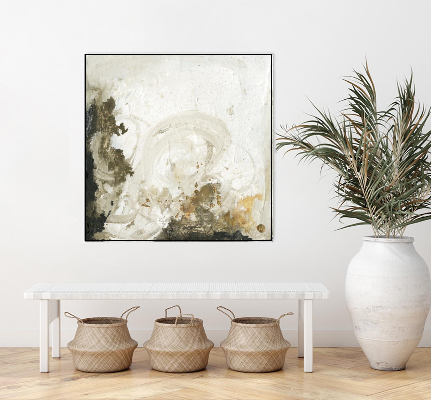 Friendship II by Joyce Combs on GIANT ART - beige abstract abstract