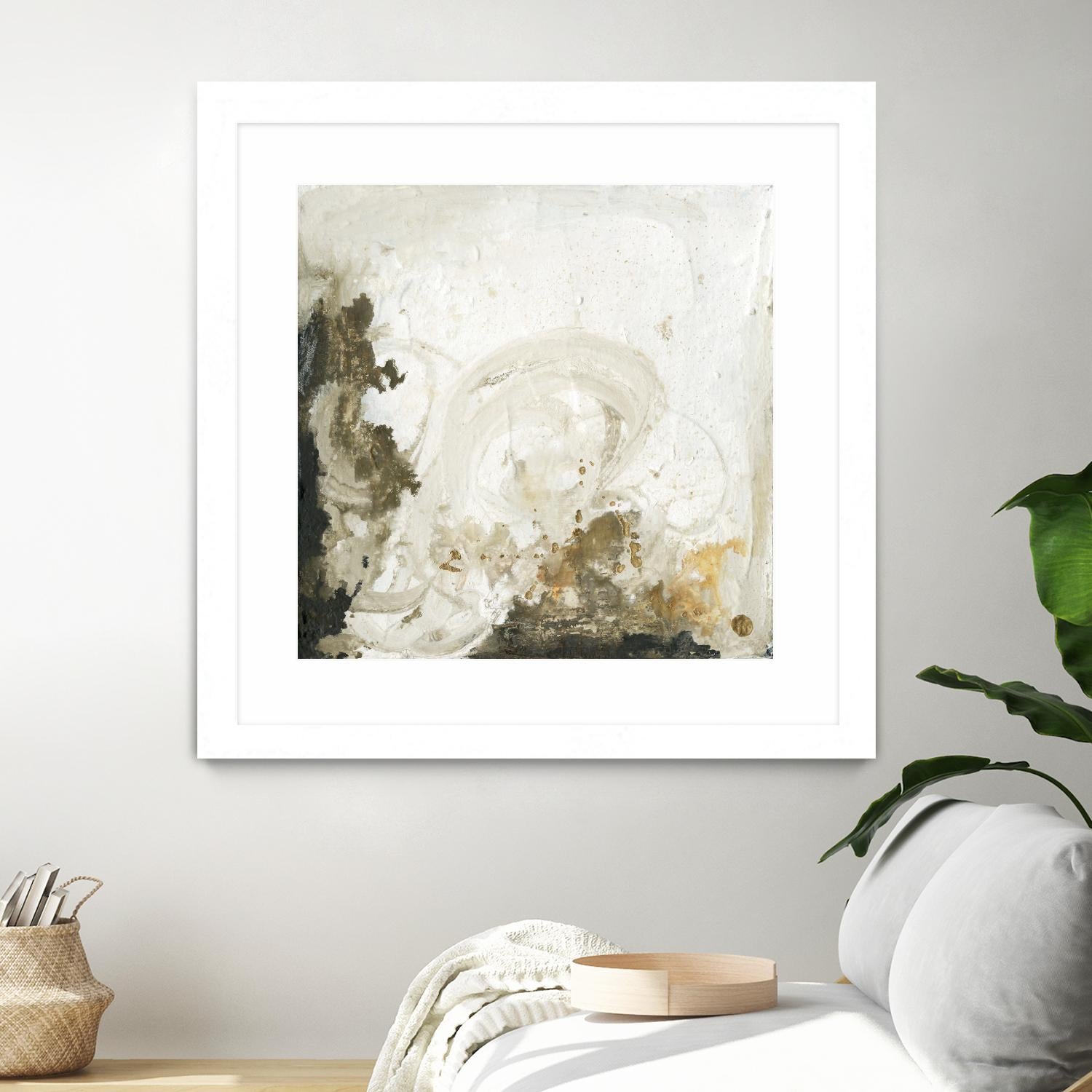 Friendship II by Joyce Combs on GIANT ART - beige abstract abstract