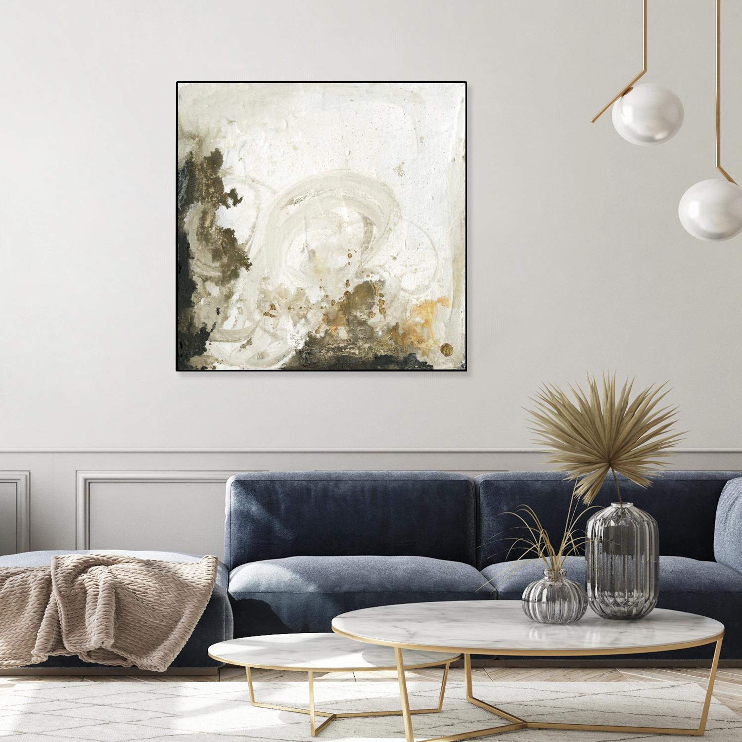 Friendship II by Joyce Combs on GIANT ART - beige abstract abstract