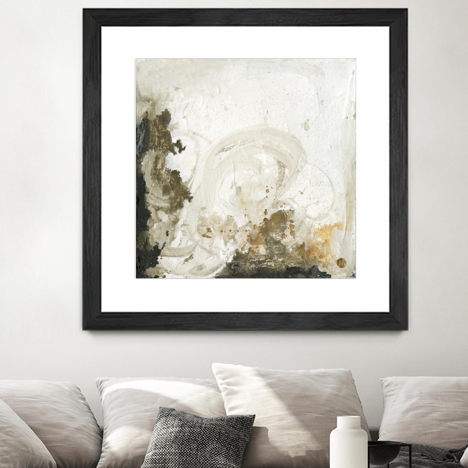 Friendship II by Joyce Combs on GIANT ART - beige abstract abstract