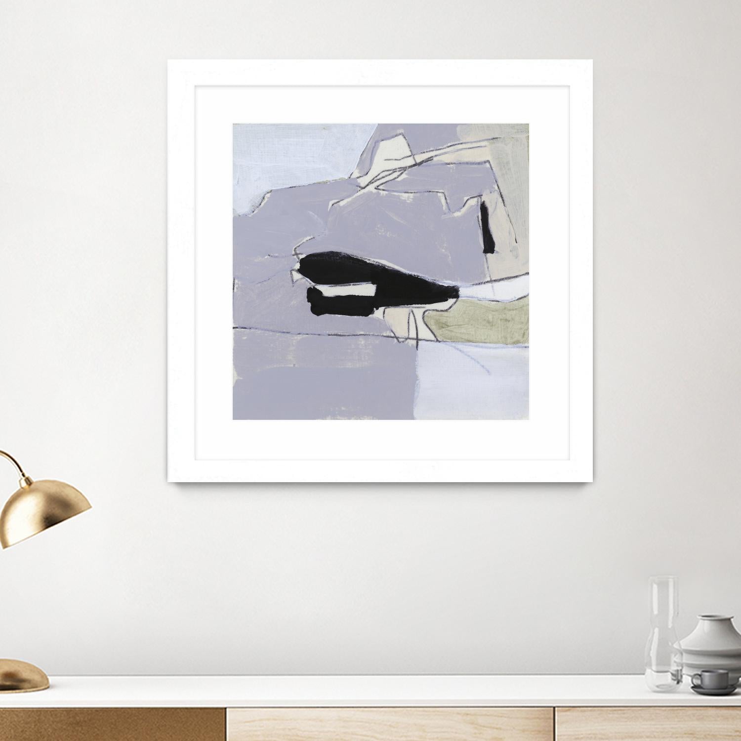 Grey Landscape I by Bellissimo Art on GIANT ART - beige abstract abstract