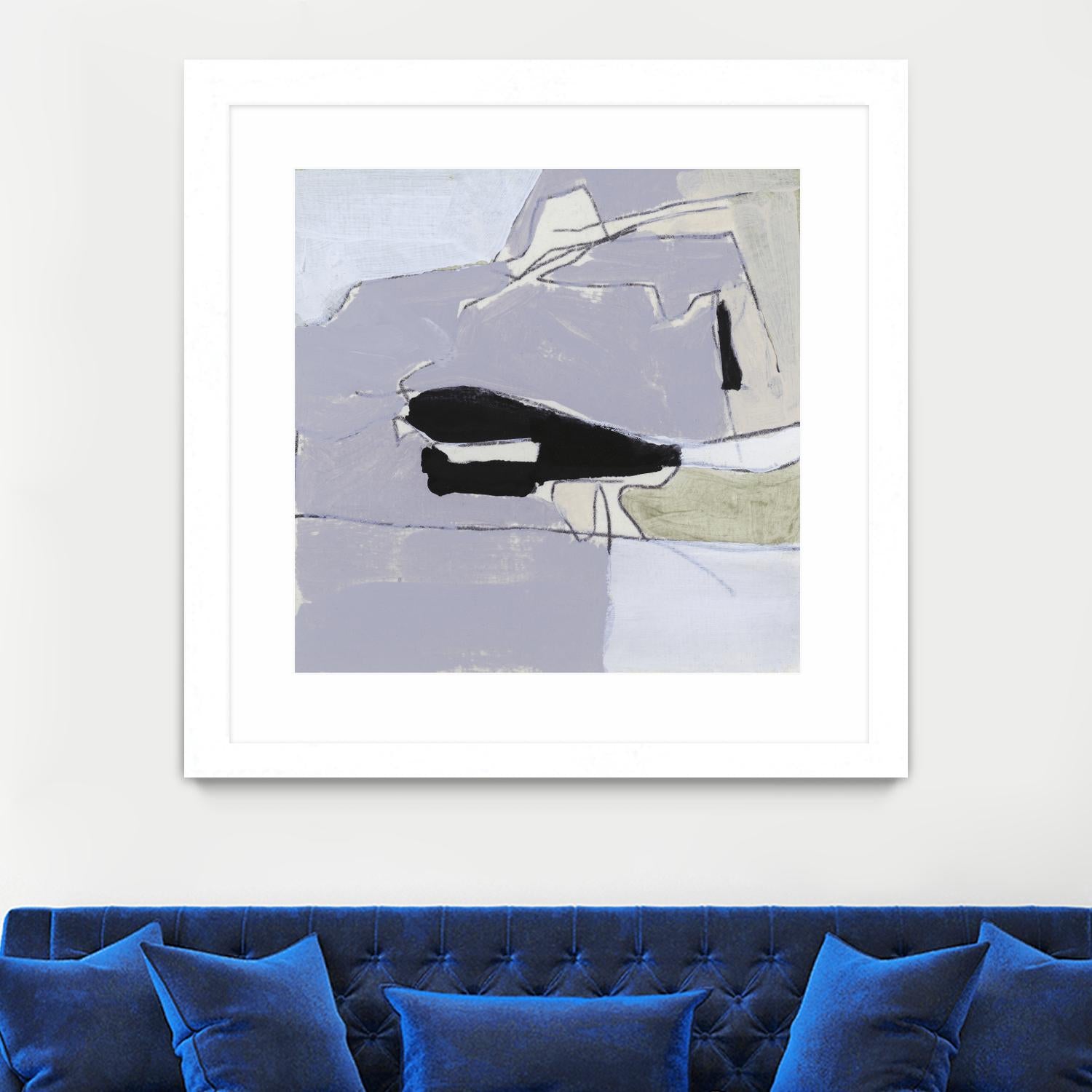 Grey Landscape I by Bellissimo Art on GIANT ART - beige abstract abstract