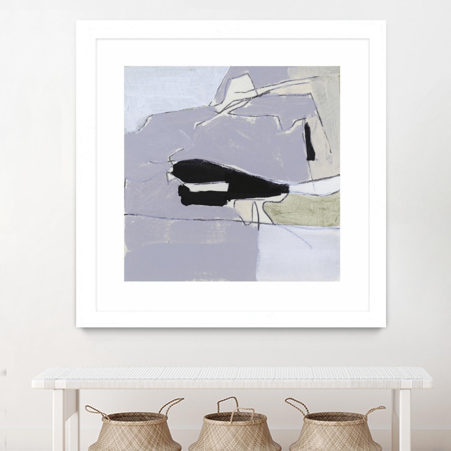 Grey Landscape I by Bellissimo Art on GIANT ART - beige abstract abstract