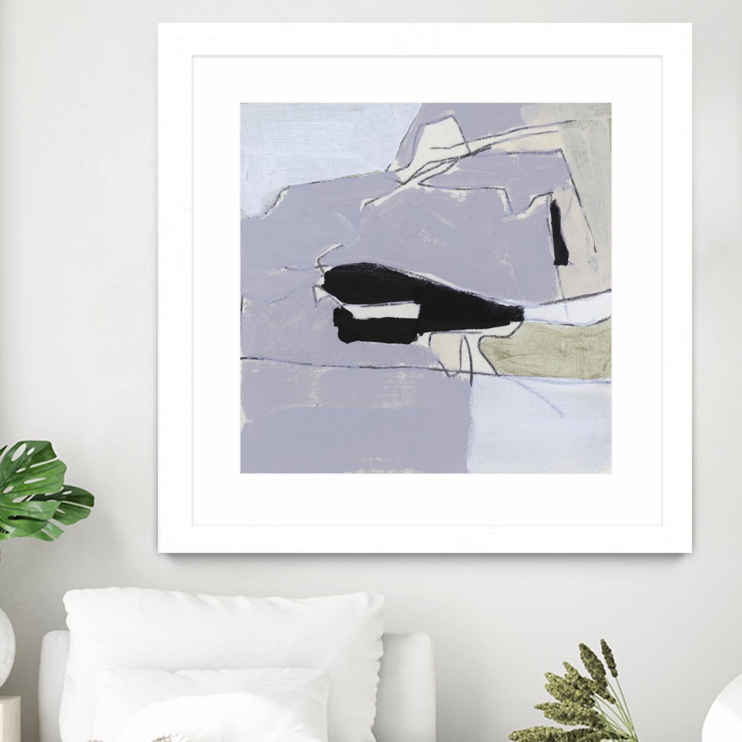 Grey Landscape I by Bellissimo Art on GIANT ART - beige abstract abstract