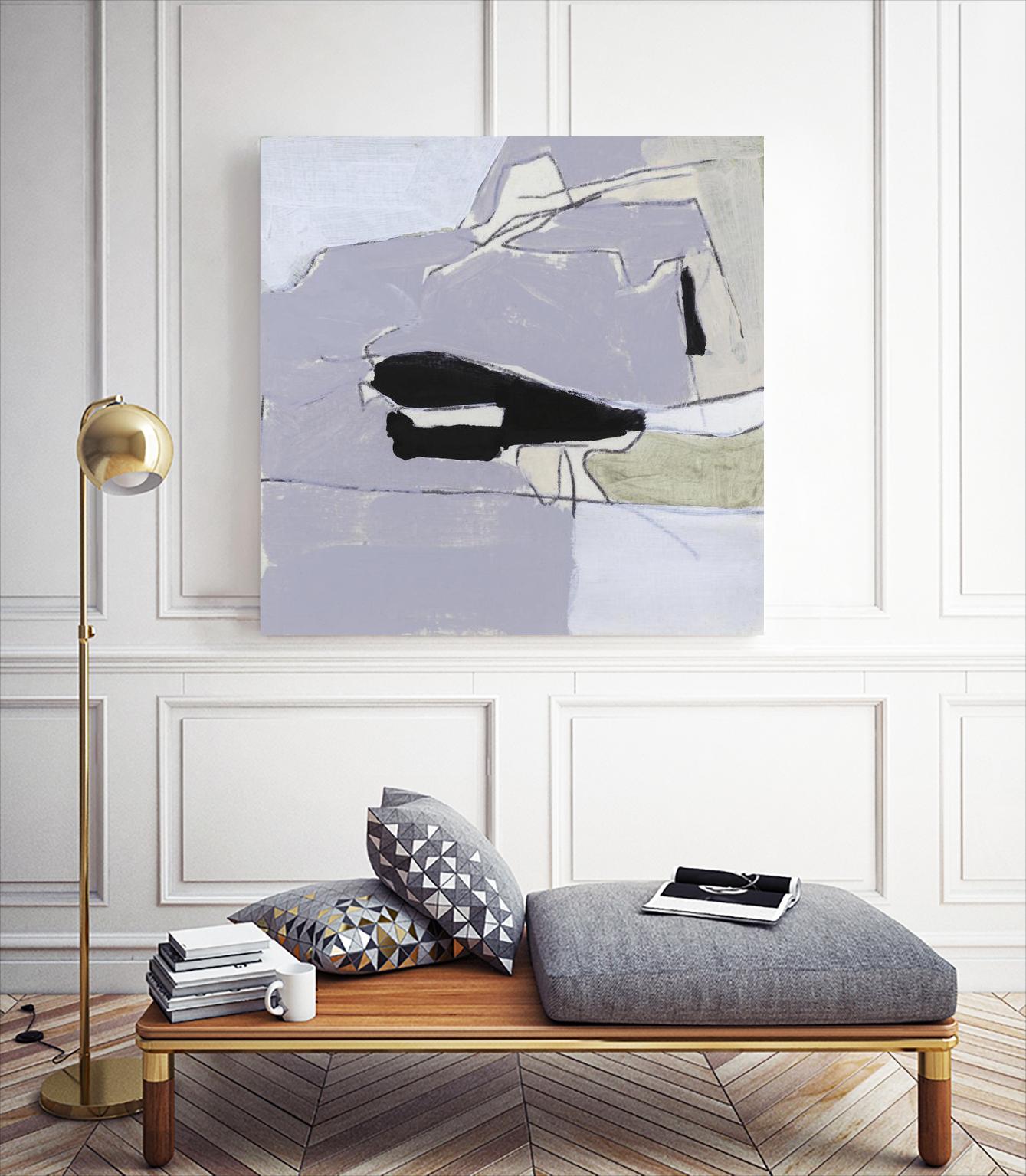 Grey Landscape I by Bellissimo Art on GIANT ART - beige abstract abstract