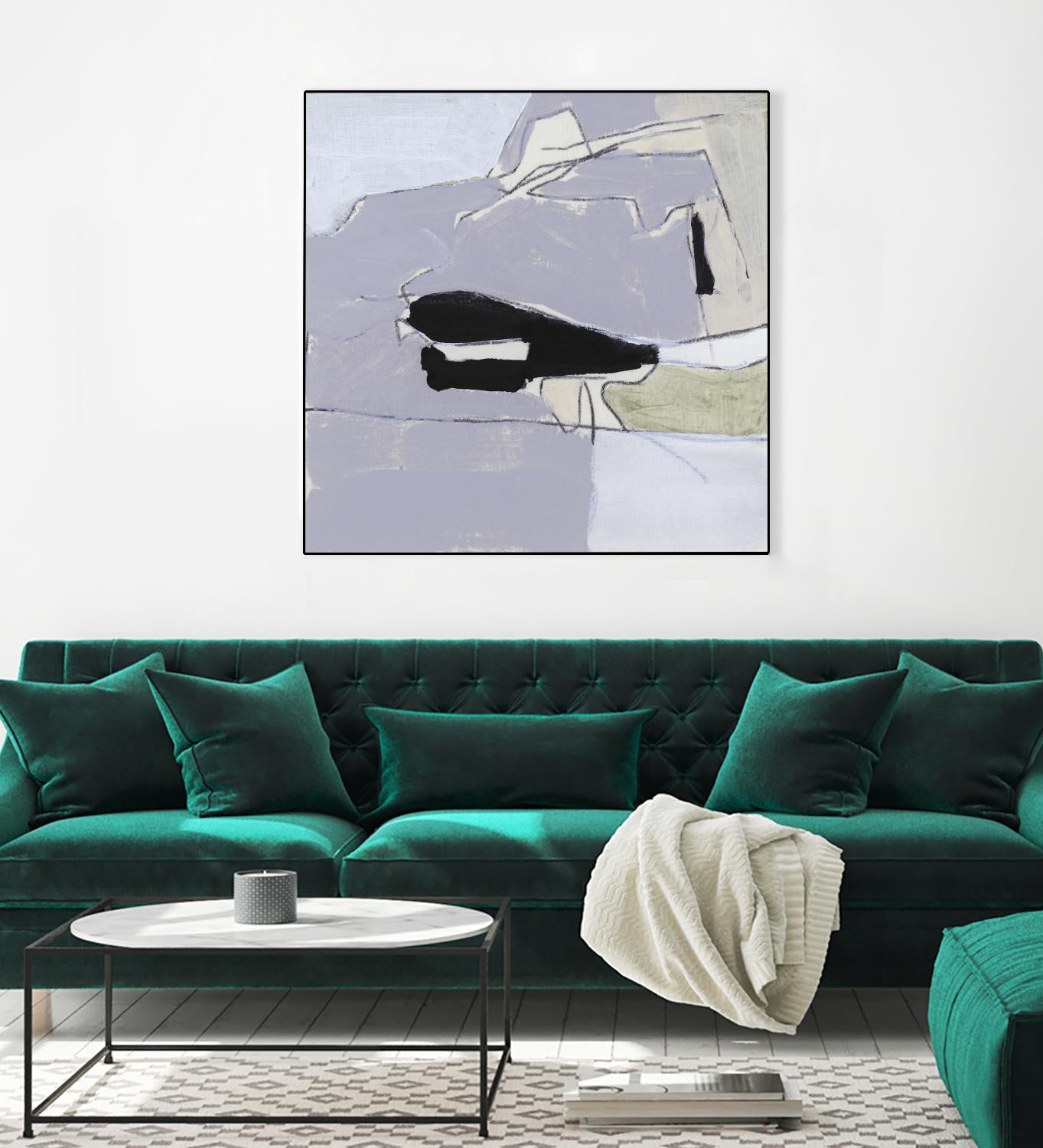 Grey Landscape I by Bellissimo Art on GIANT ART - beige abstract abstract