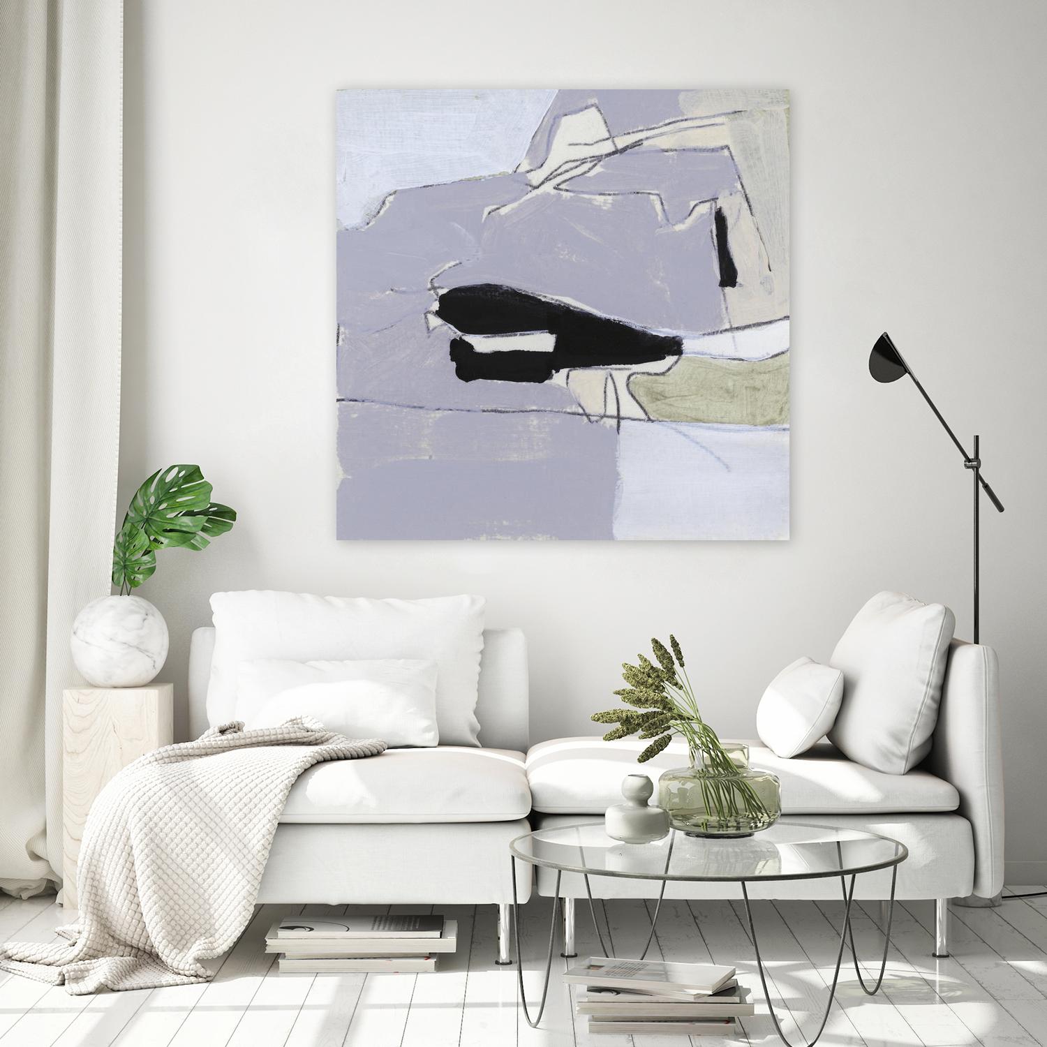 Grey Landscape I by Bellissimo Art on GIANT ART - beige abstract abstract