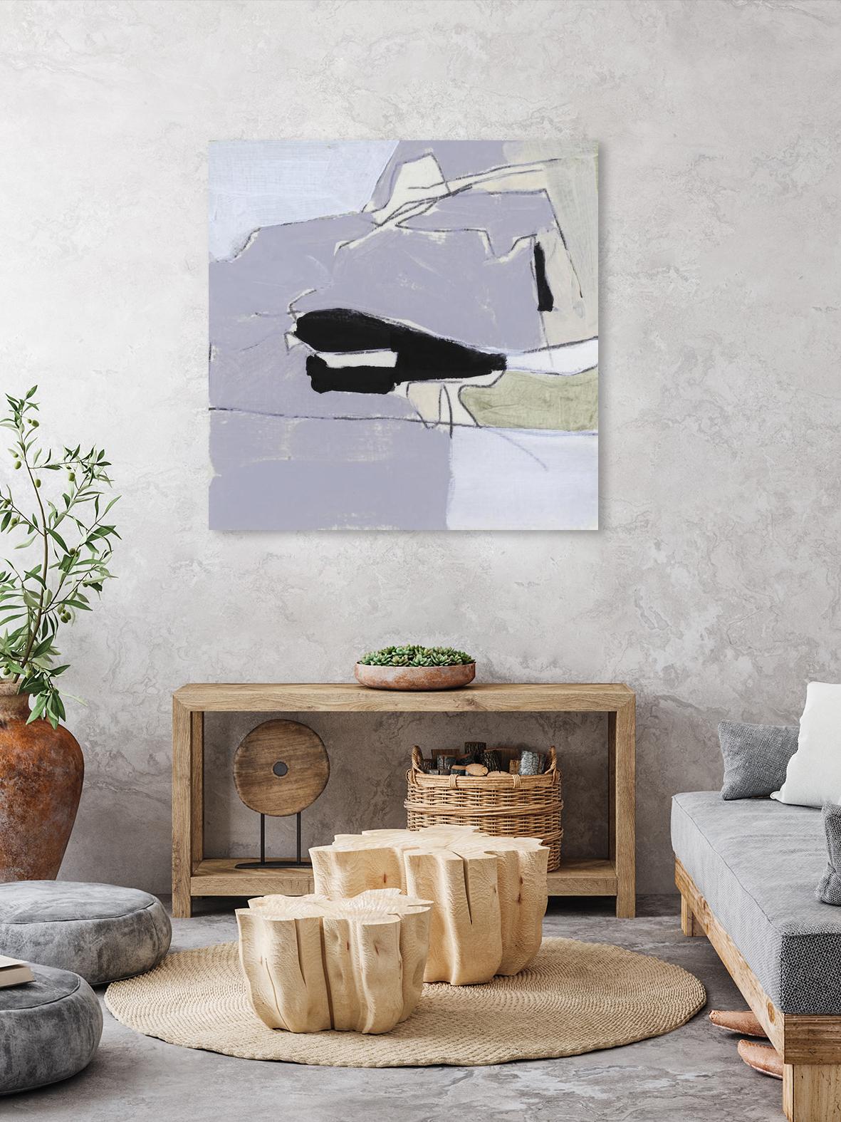 Grey Landscape I by Bellissimo Art on GIANT ART - beige abstract abstract