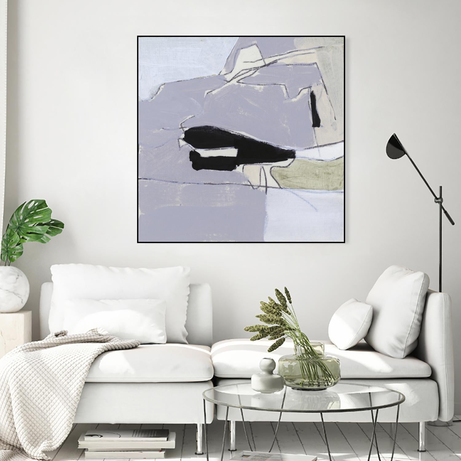 Grey Landscape I by Bellissimo Art on GIANT ART - beige abstract abstract