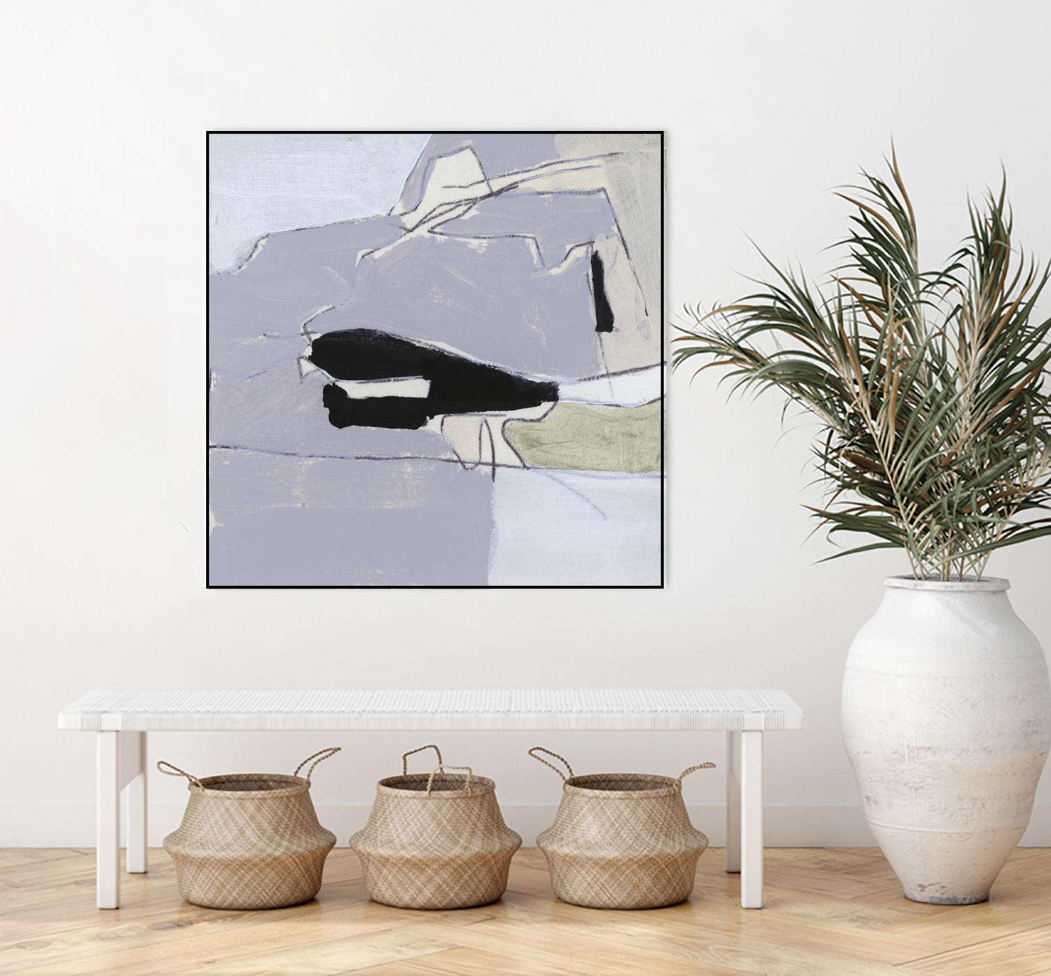 Grey Landscape I by Bellissimo Art on GIANT ART - beige abstract abstract