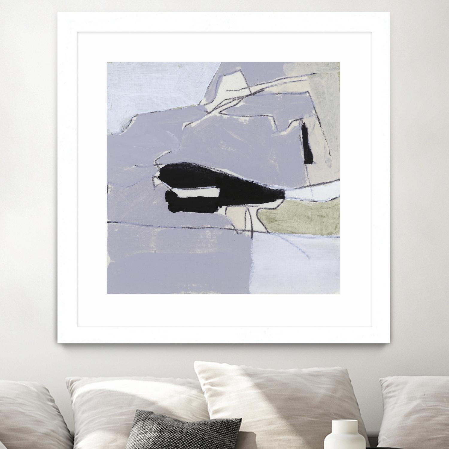 Grey Landscape I by Bellissimo Art on GIANT ART - beige abstract abstract