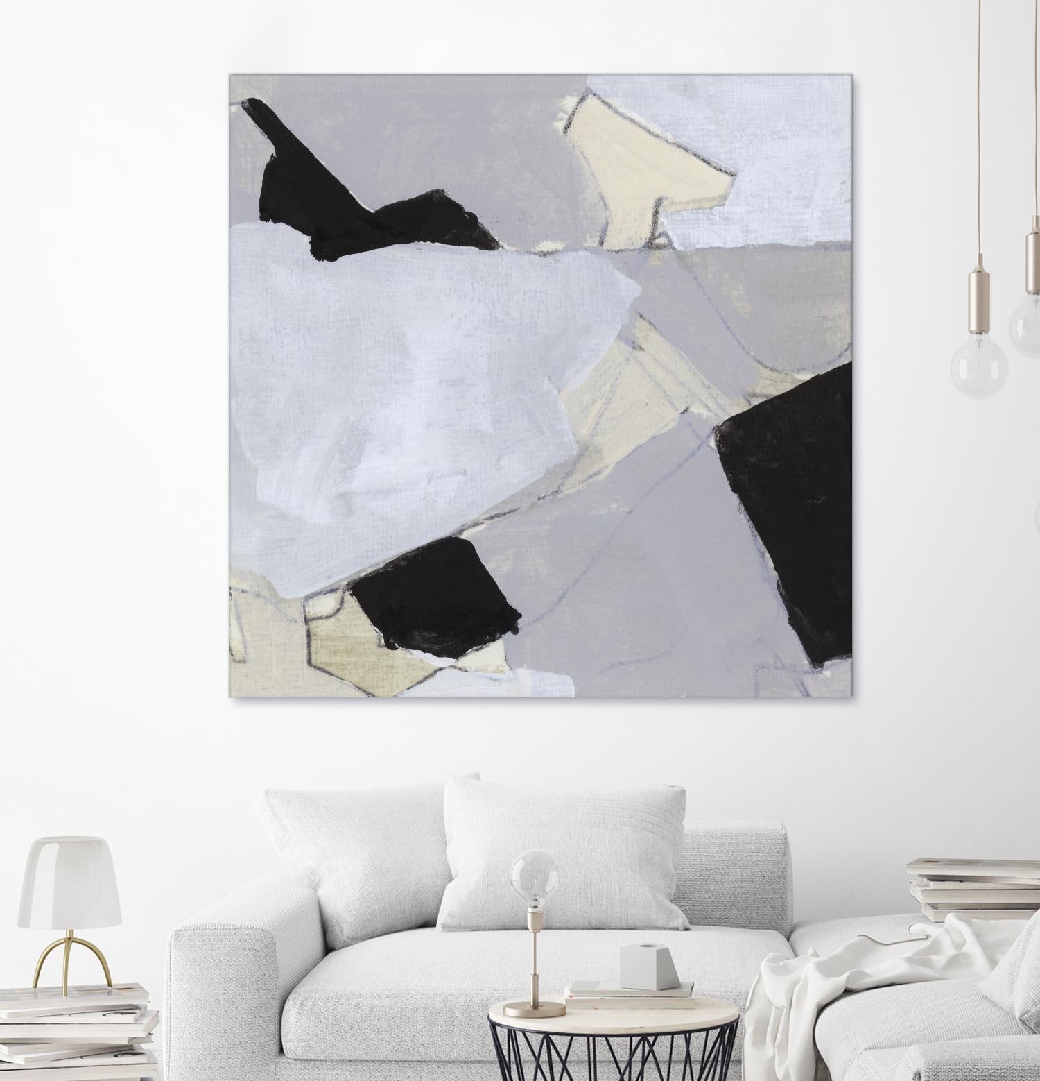 Grey Landscape V by Bellissimo Art on GIANT ART - white abstract abstract