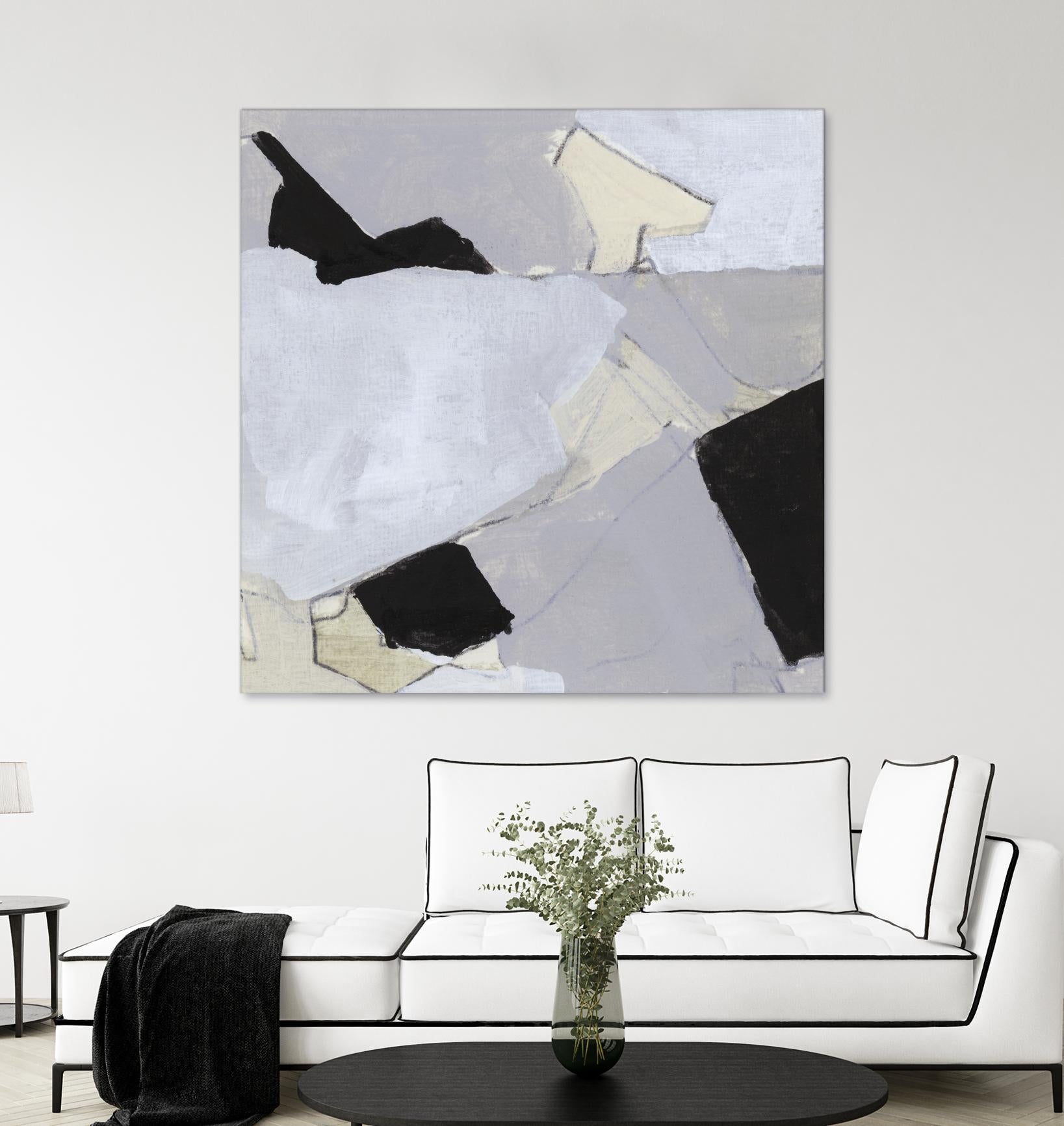 Grey Landscape V by Bellissimo Art on GIANT ART - white abstract abstract