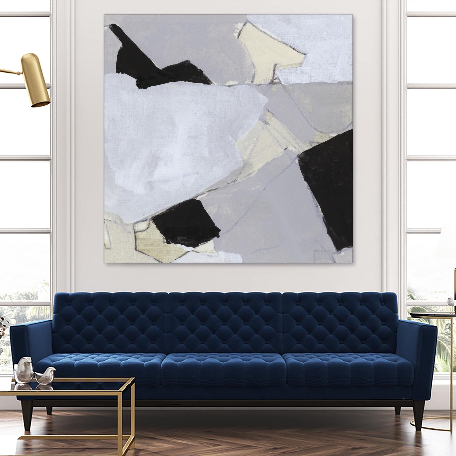 Grey Landscape V by Bellissimo Art on GIANT ART - white abstract abstract