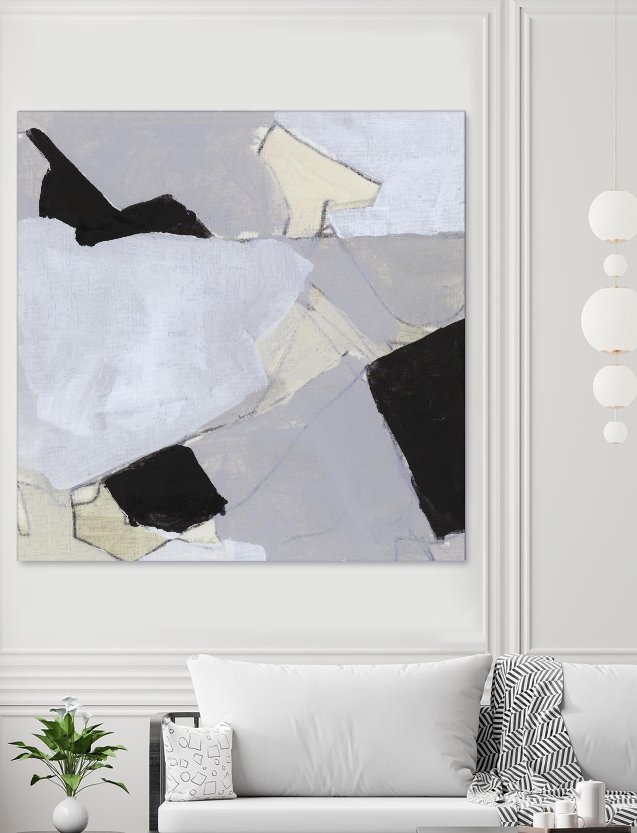Grey Landscape V by Bellissimo Art on GIANT ART - white abstract abstract