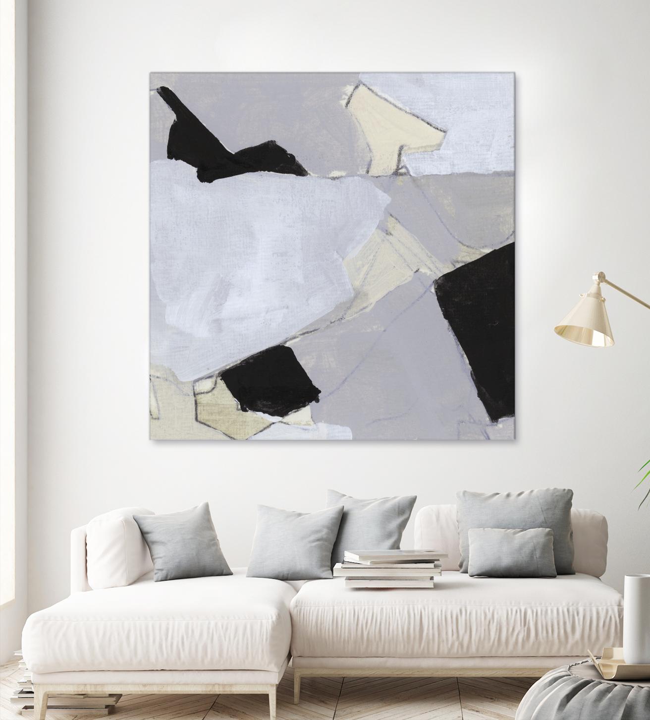 Grey Landscape V by Bellissimo Art on GIANT ART - white abstract abstract