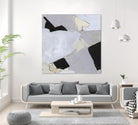 Grey Landscape V by Bellissimo Art on GIANT ART - white abstract abstract
