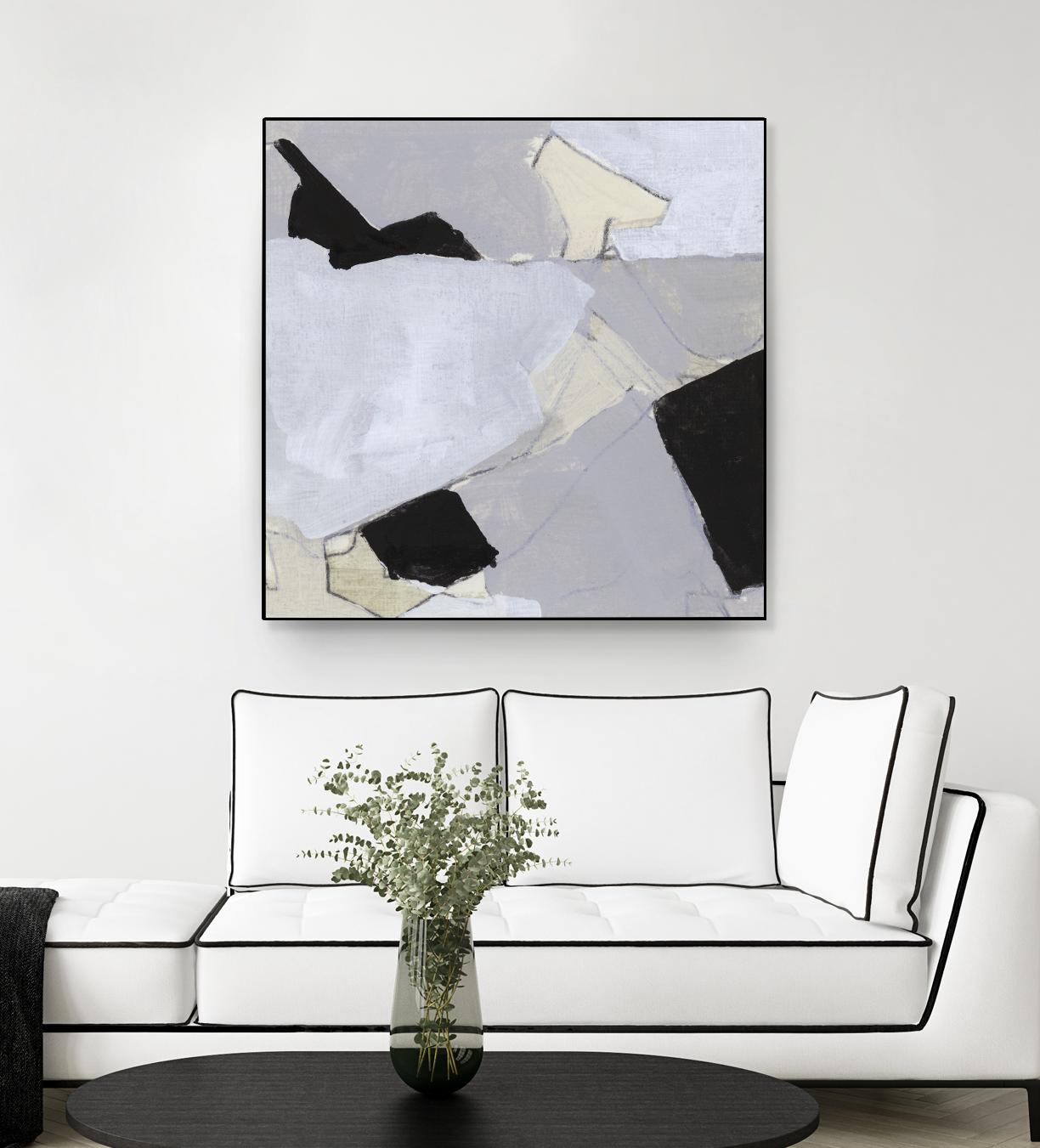 Grey Landscape V by Bellissimo Art on GIANT ART - white abstract abstract
