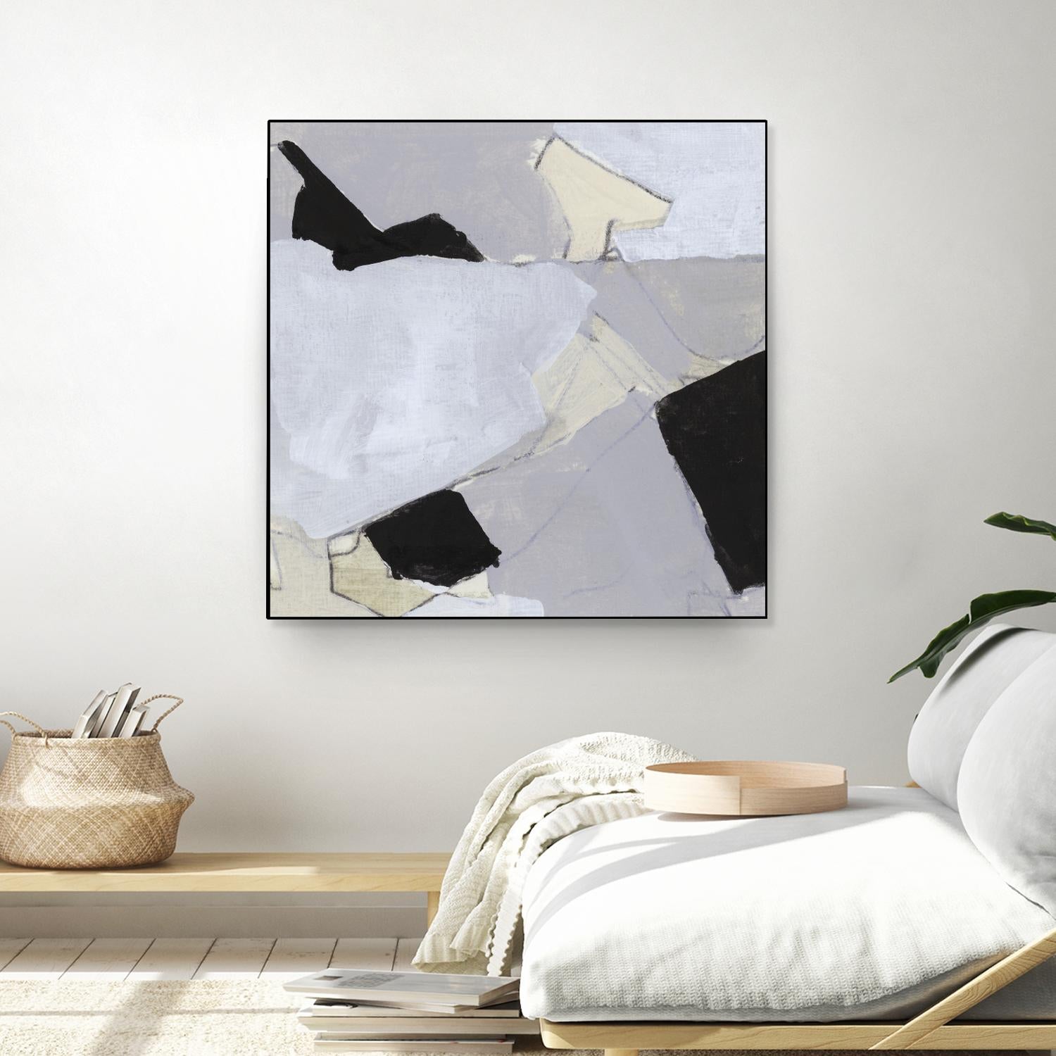 Grey Landscape V by Bellissimo Art on GIANT ART - white abstract abstract