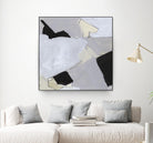 Grey Landscape V by Bellissimo Art on GIANT ART - white abstract abstract