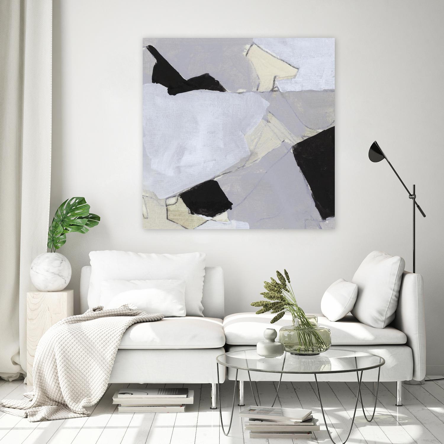 Grey Landscape V by Bellissimo Art on GIANT ART - white abstract abstract