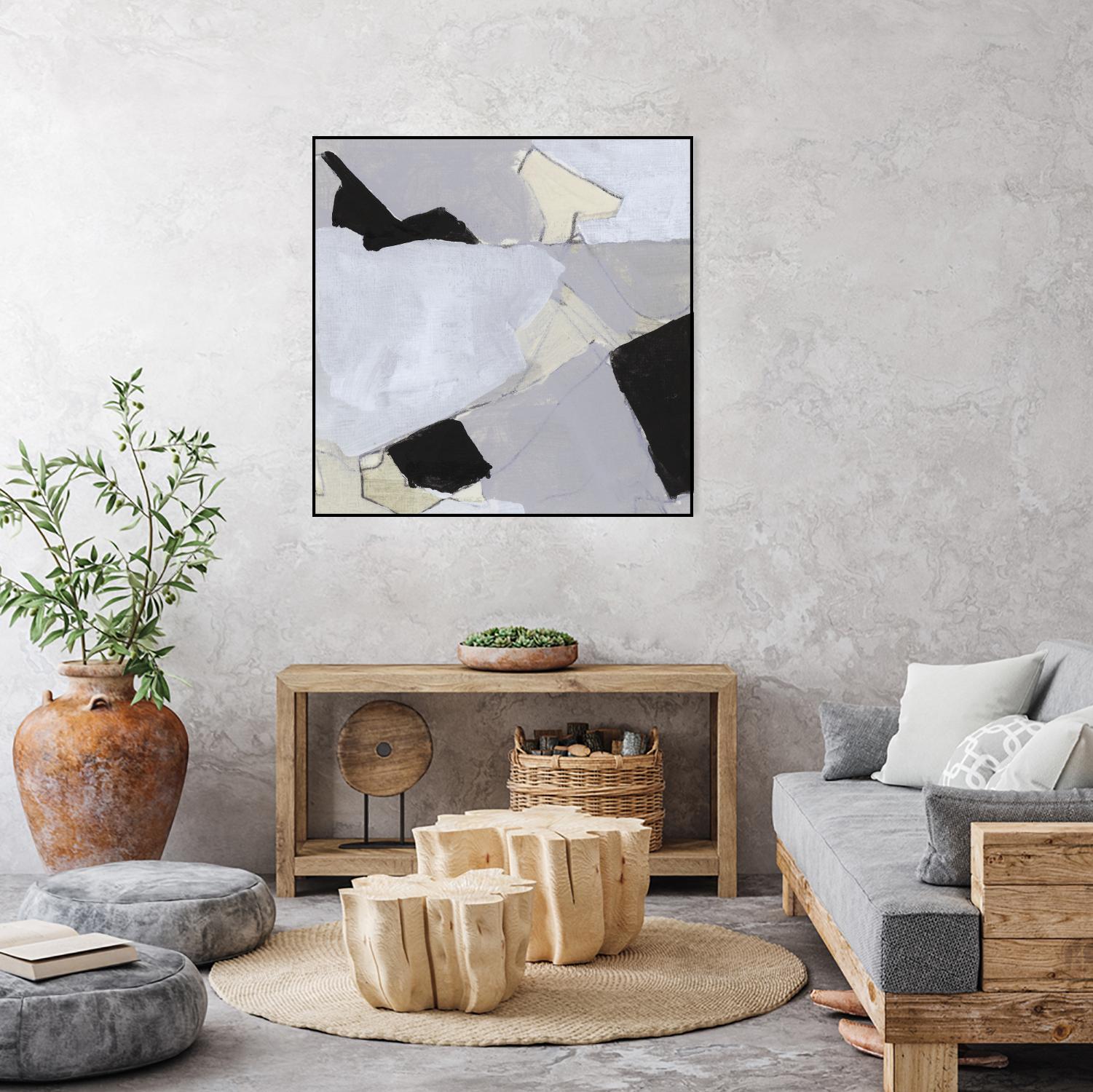 Grey Landscape V by Bellissimo Art on GIANT ART - white abstract abstract