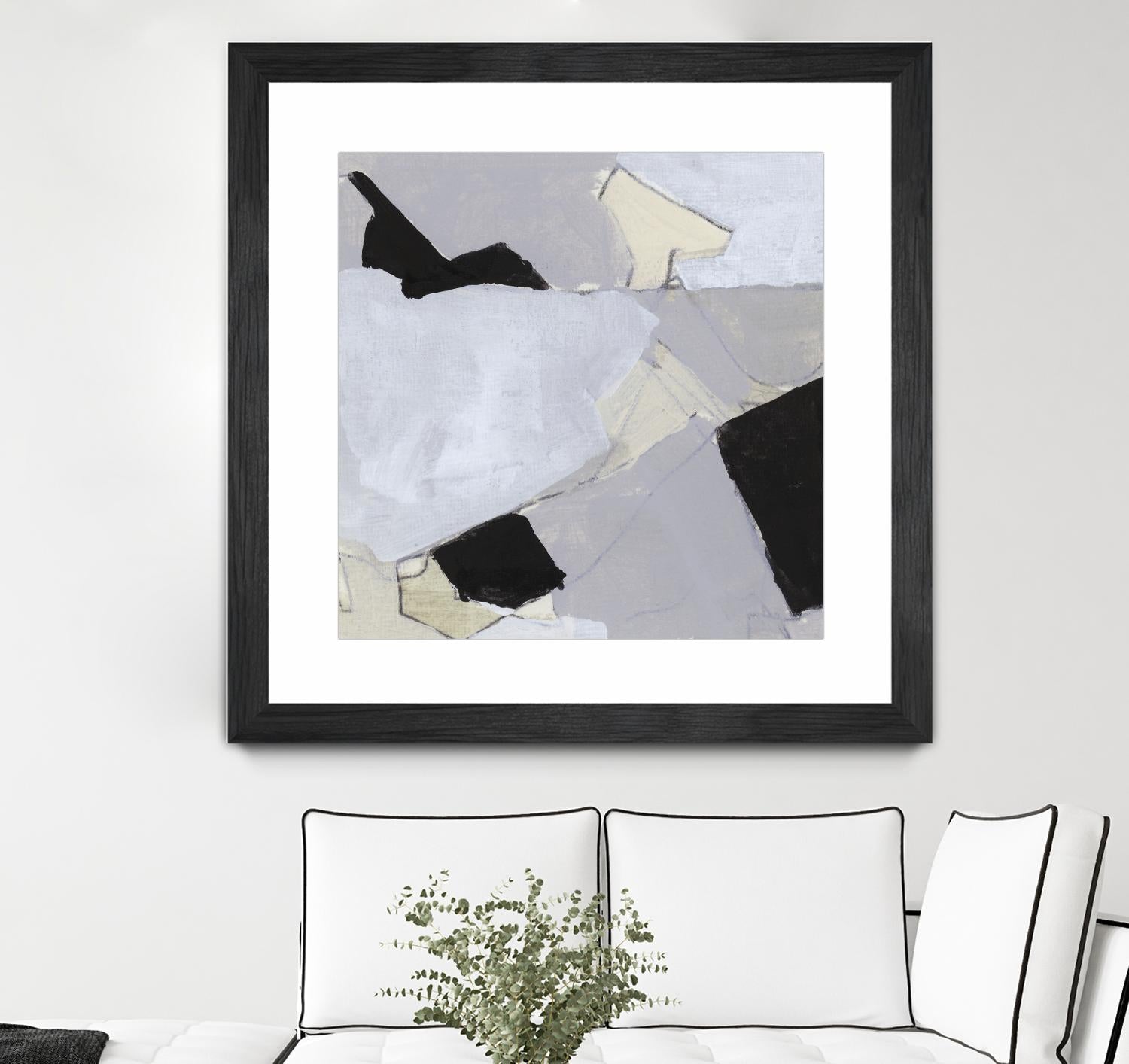 Grey Landscape V by Bellissimo Art on GIANT ART - white abstract abstract