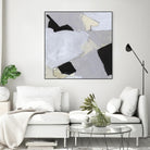 Grey Landscape V by Bellissimo Art on GIANT ART - white abstract abstract