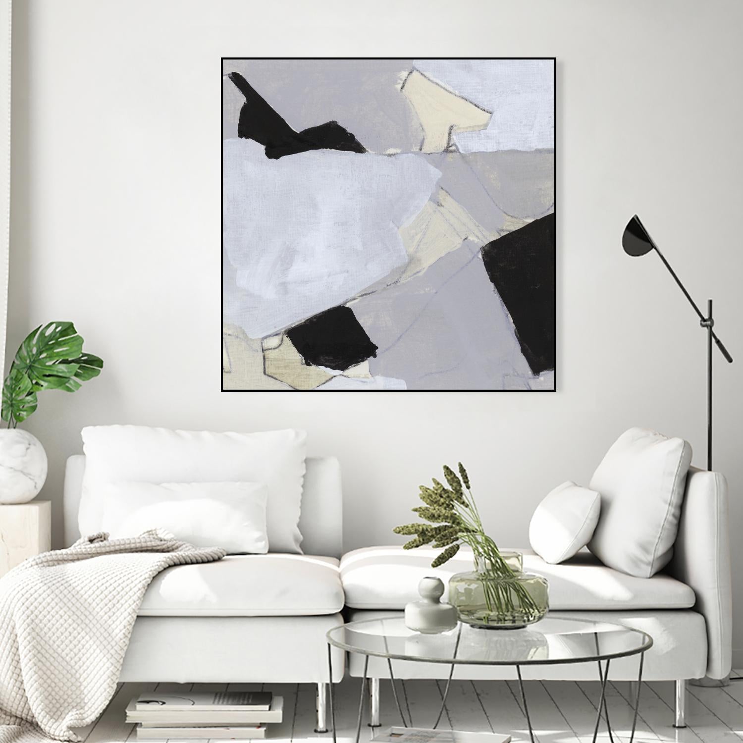 Grey Landscape V by Bellissimo Art on GIANT ART - white abstract abstract