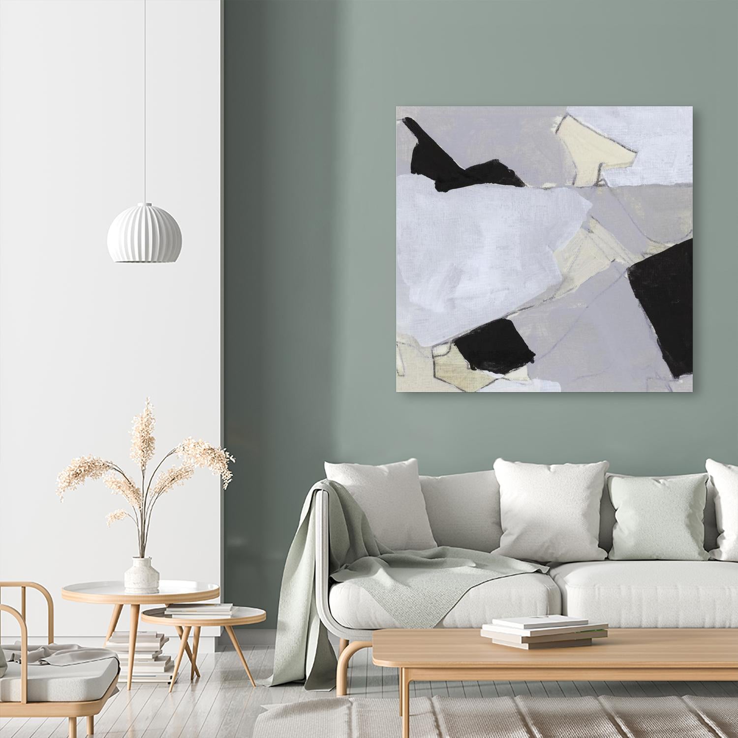 Grey Landscape V by Bellissimo Art on GIANT ART - white abstract abstract