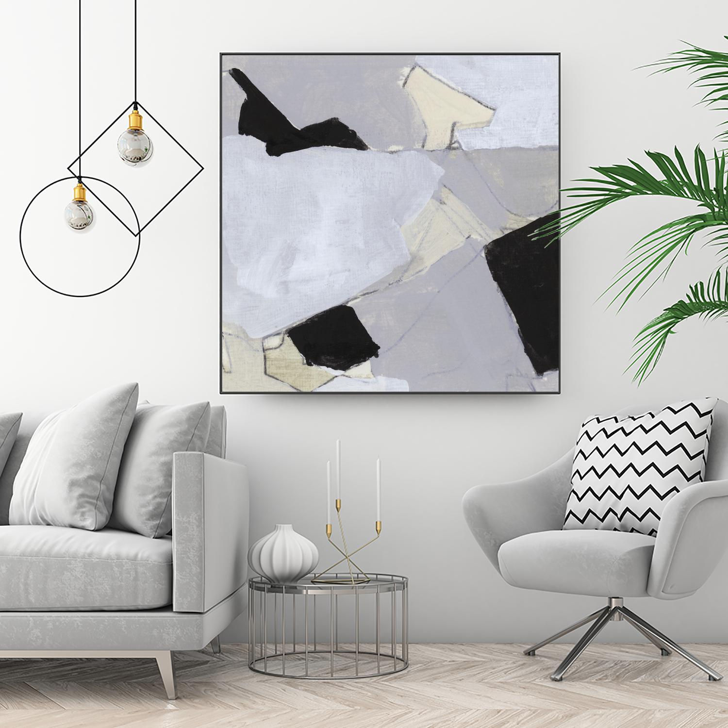 Grey Landscape V by Bellissimo Art on GIANT ART - white abstract abstract