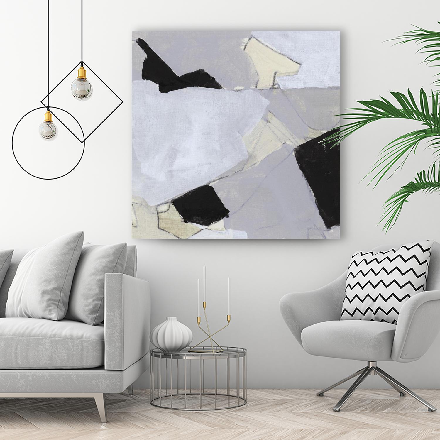 Grey Landscape V by Bellissimo Art on GIANT ART - white abstract abstract