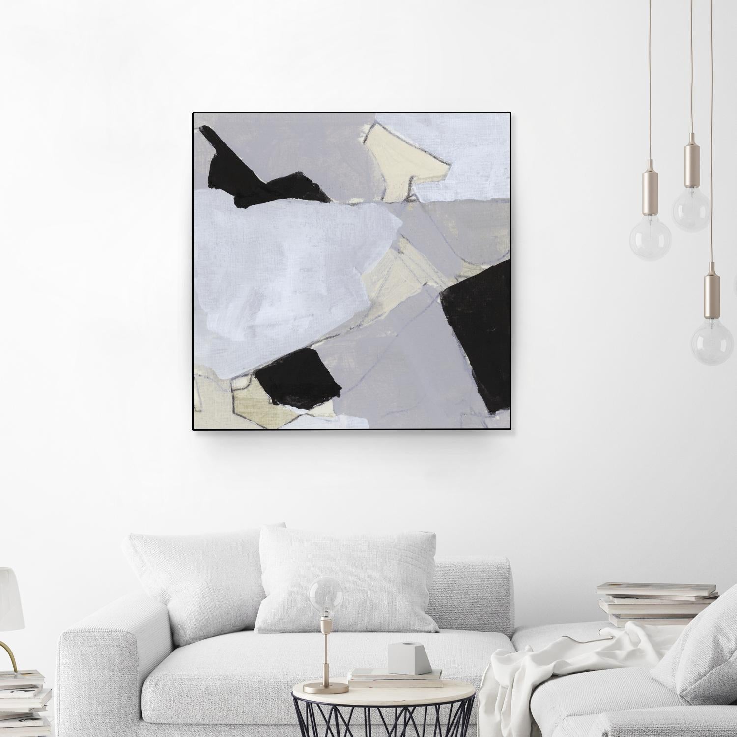 Grey Landscape V by Bellissimo Art on GIANT ART - white abstract abstract